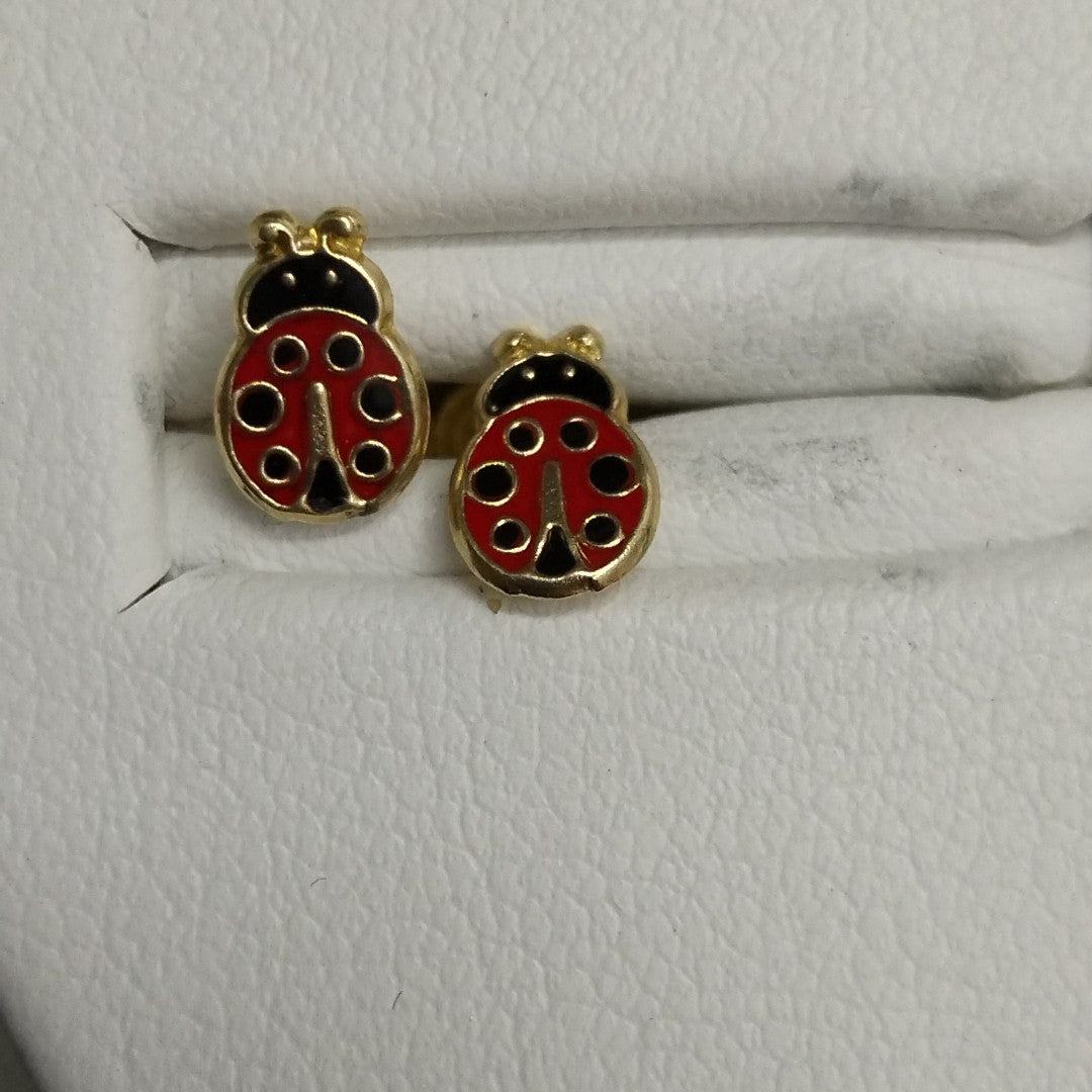 BROQUELES ORO 14K 1 (NUEVO)