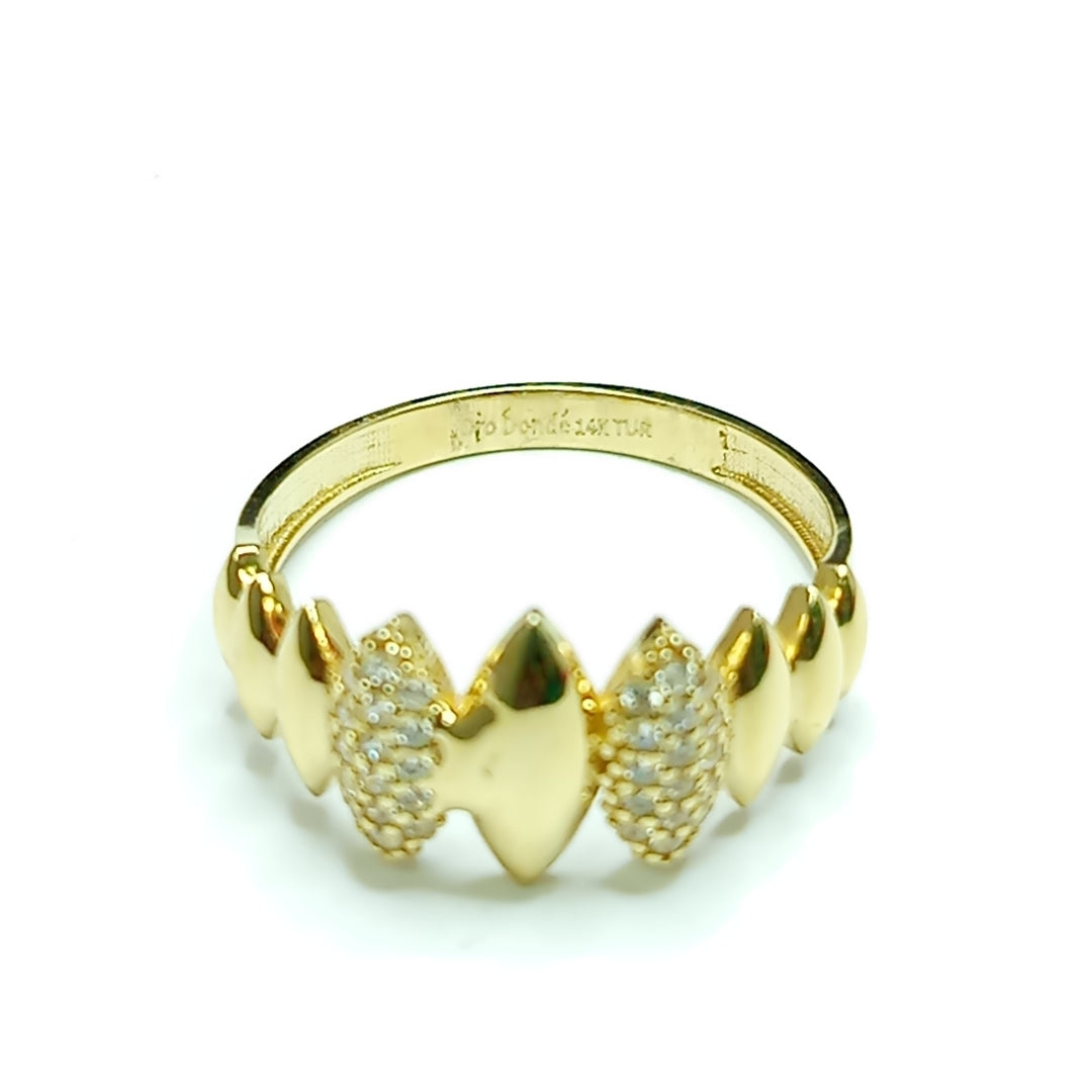 ANILLOS DAMA ORO 14K 2 (NUEVO)