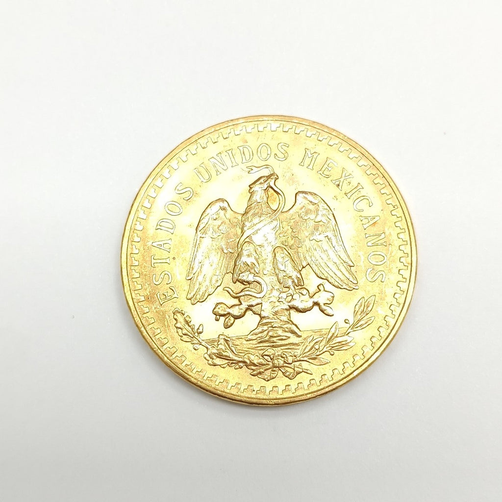 K1 41,60 GRMS 21 K IDENTIFICACIÓN MONEDA NOMINATIVA MONEDAS PESOS 50 PESOS (SEMINUEVO)