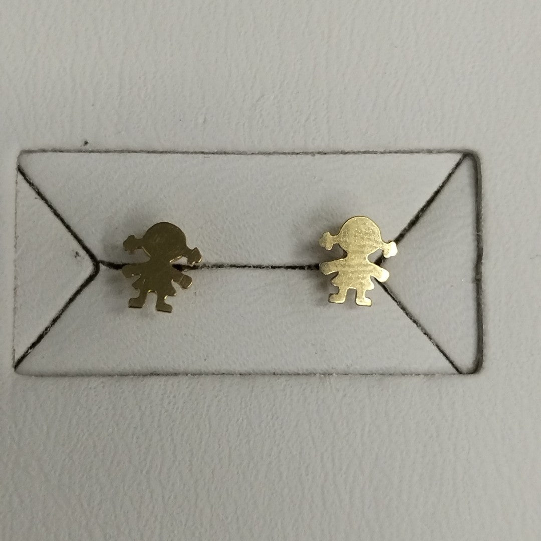 BROQUELES ORO 14K 1 (NUEVO)