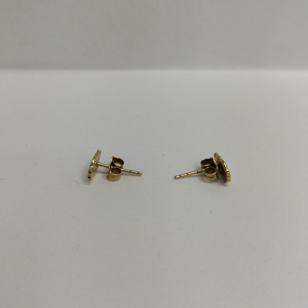 10029BRO00000B1396 FRD11 BROQUEL DE BUHO PULIDO ORO 14K 1.3GRS (NUEVO)