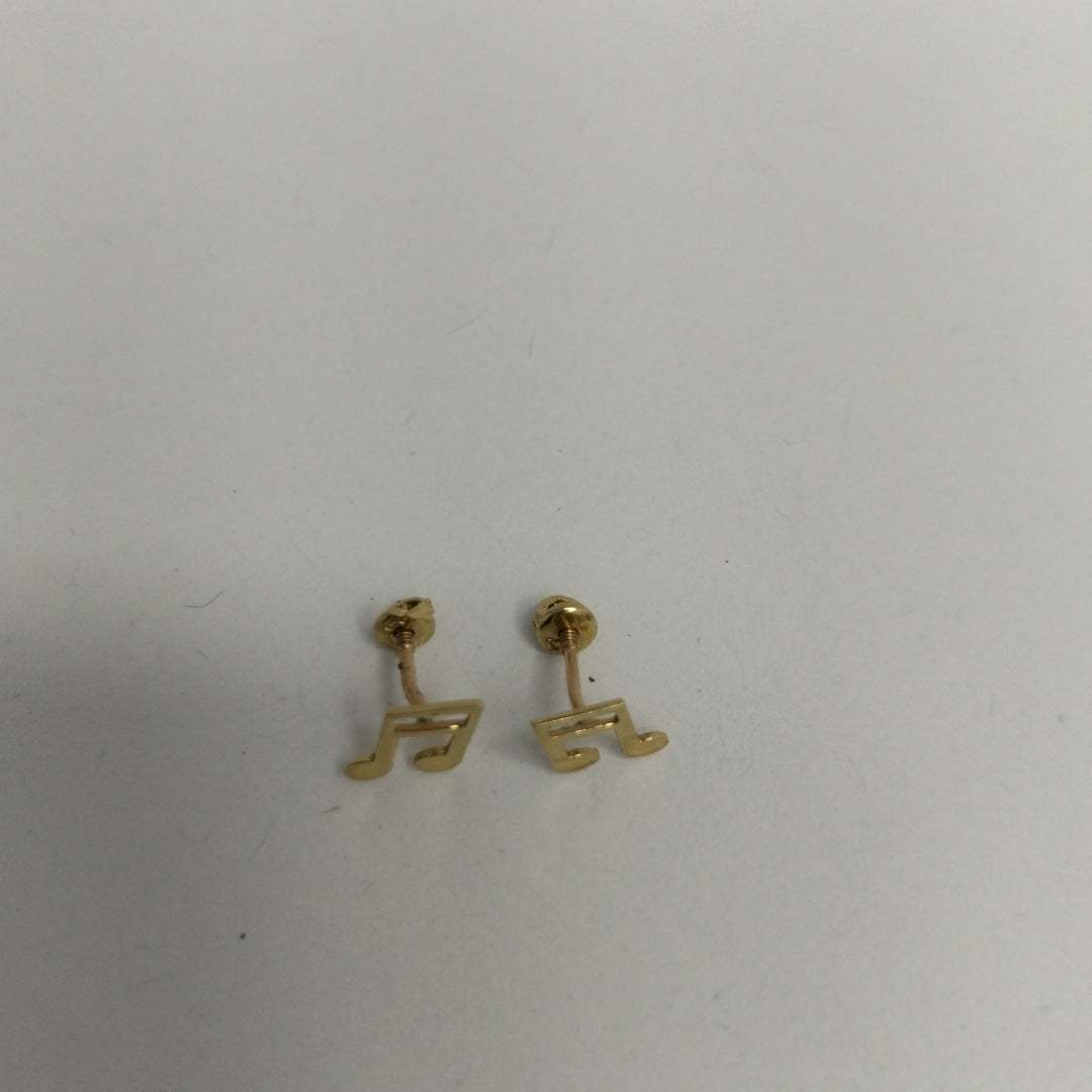 BROQUELES ORO 14K 1 (NUEVO)