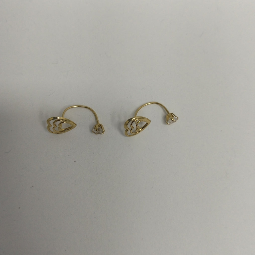 BROQUELES ORO 14K 1 GRS (NUEVO)