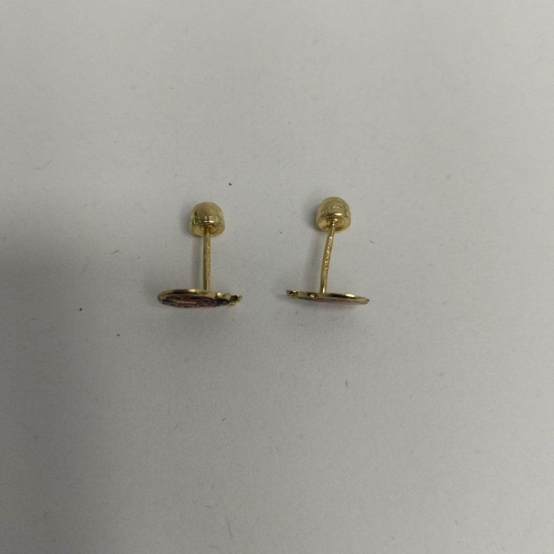 BROQUELES ORO 14K 1 (NUEVO)