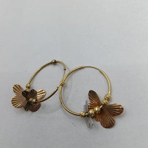 ARRACADAS PAR. ORO. 14 K 3.4 GRMS (SEMINUEVO)