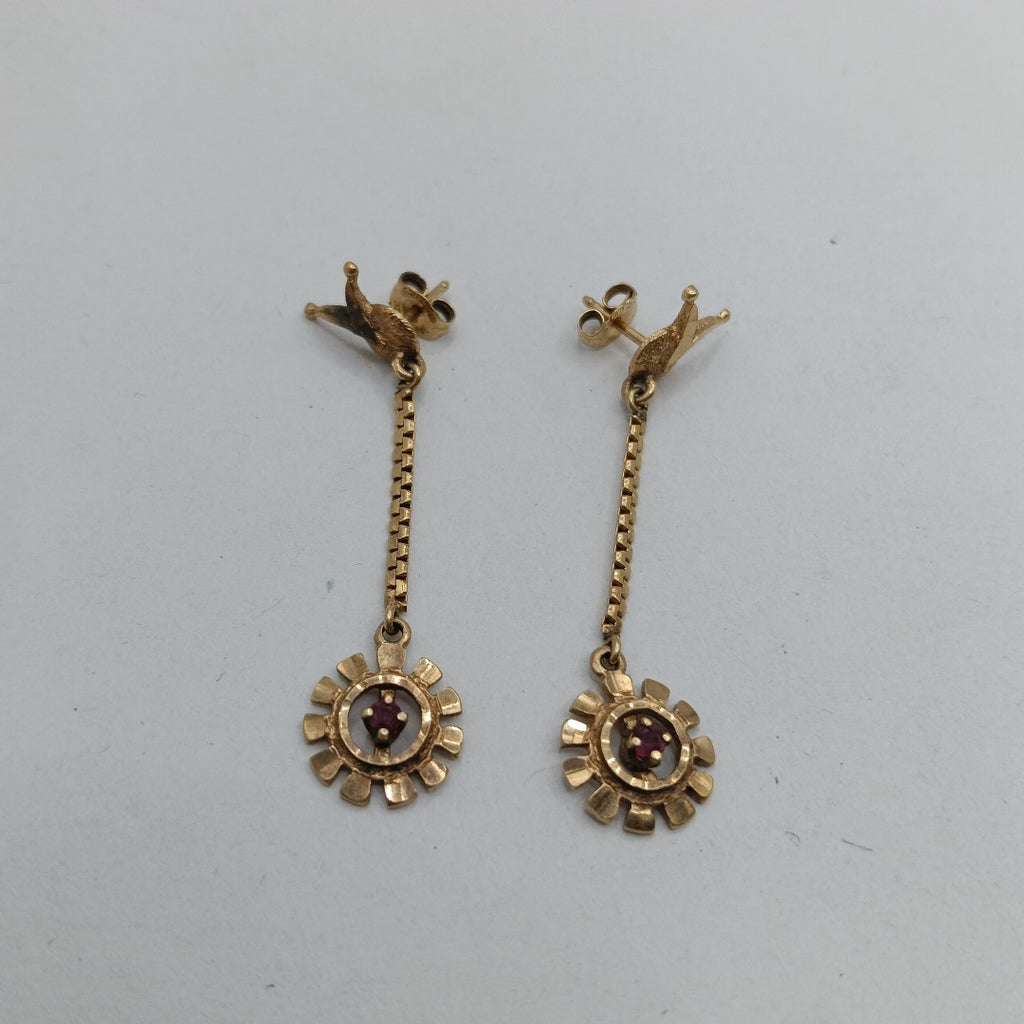 ARETES PAR ORO 10 K 4,20 GRMS (SEMINUEVO)
