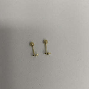 BROQUELES ORO 10K 1 (NUEVO)