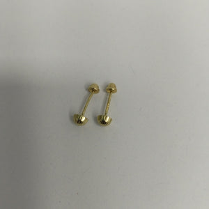 BROQUELES ORO 14K 1 (NUEVO)