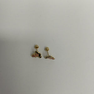 BROQUELES ORO 14K 1 (NUEVO)