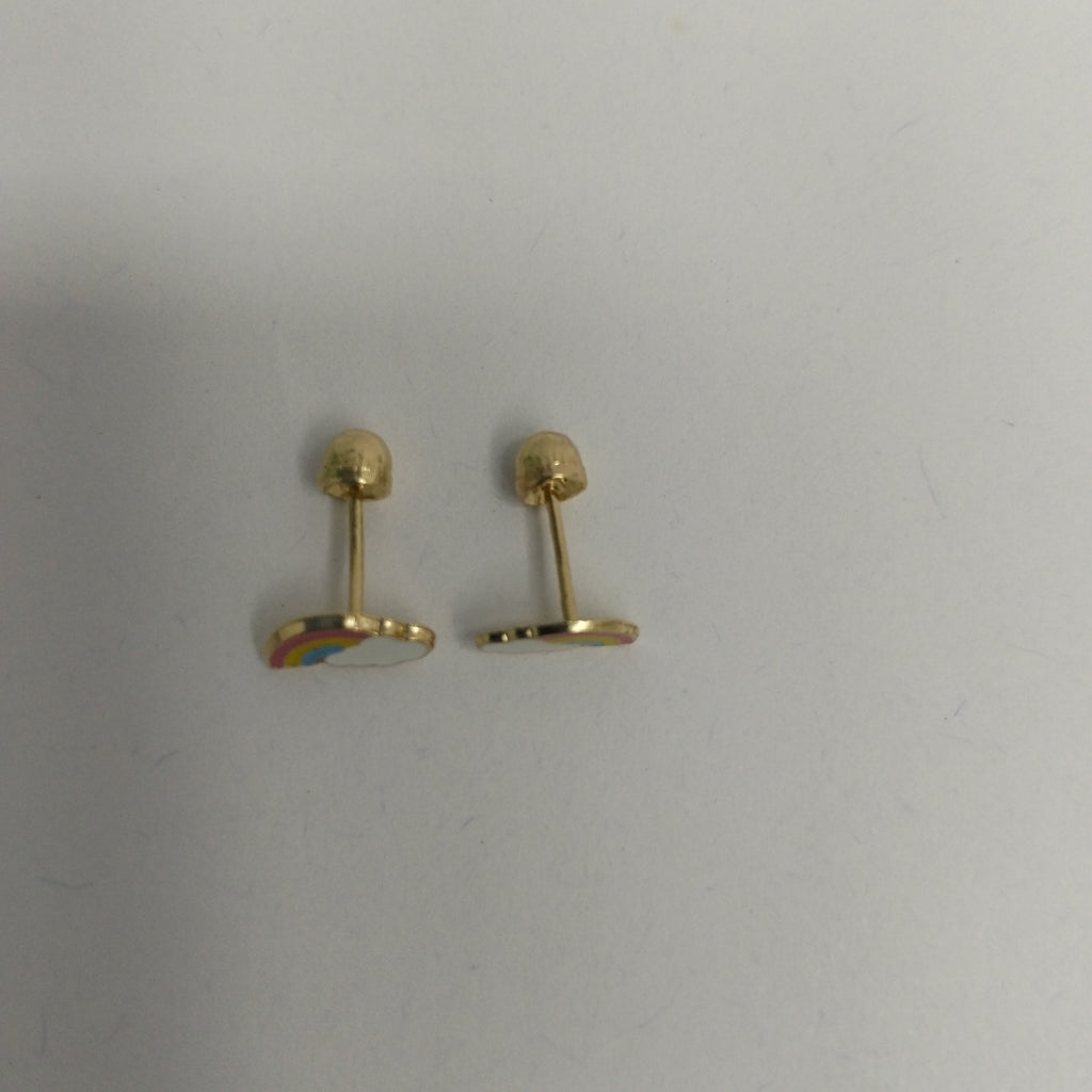 BROQUELES ORO 14K 1 (NUEVO)