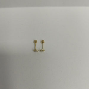 BROQUELES ORO 10K 1 (NUEVO)