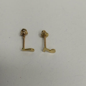 BROQUELES ORO 14K 1 (NUEVO)