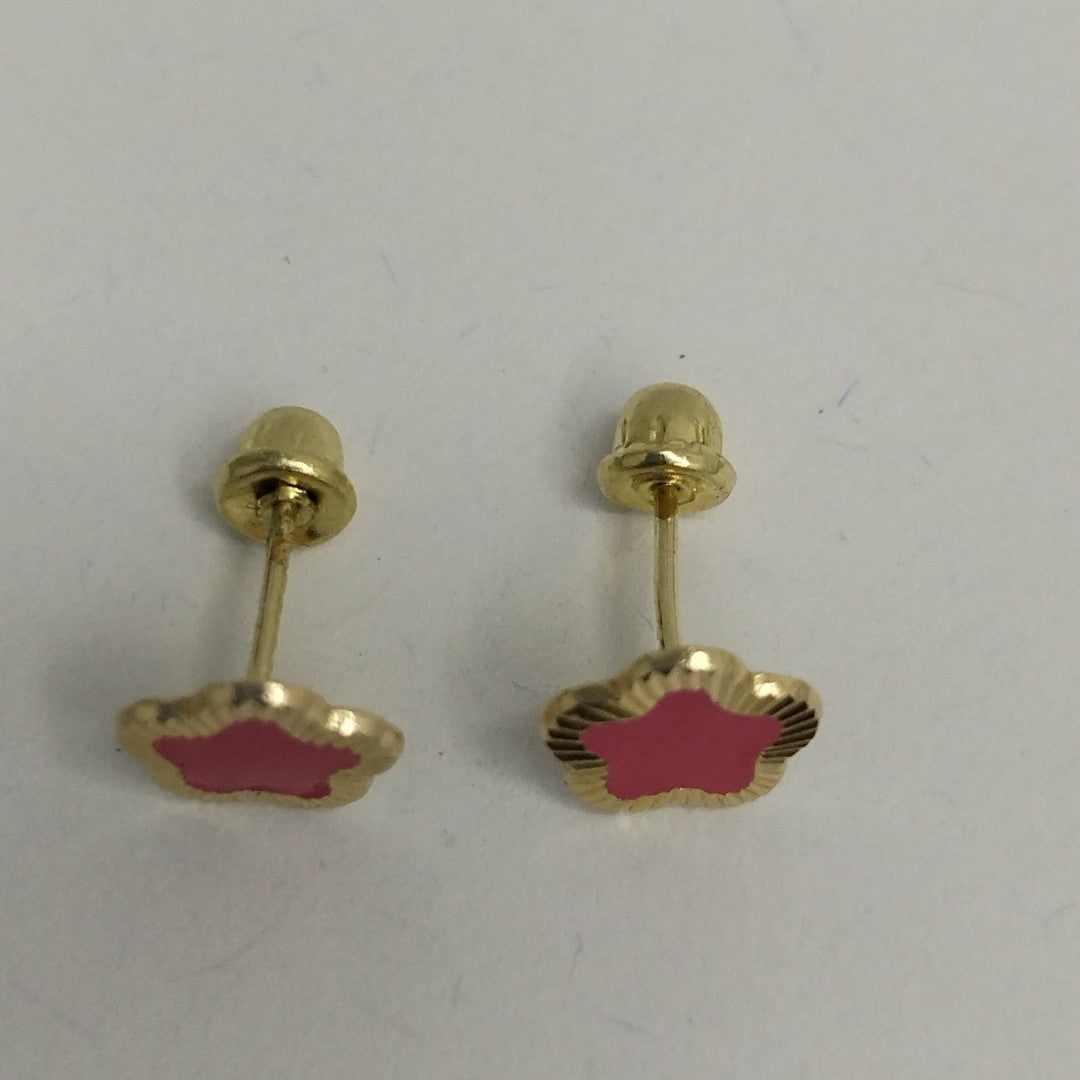 BROQUELES ORO 10K 1 (NUEVO)