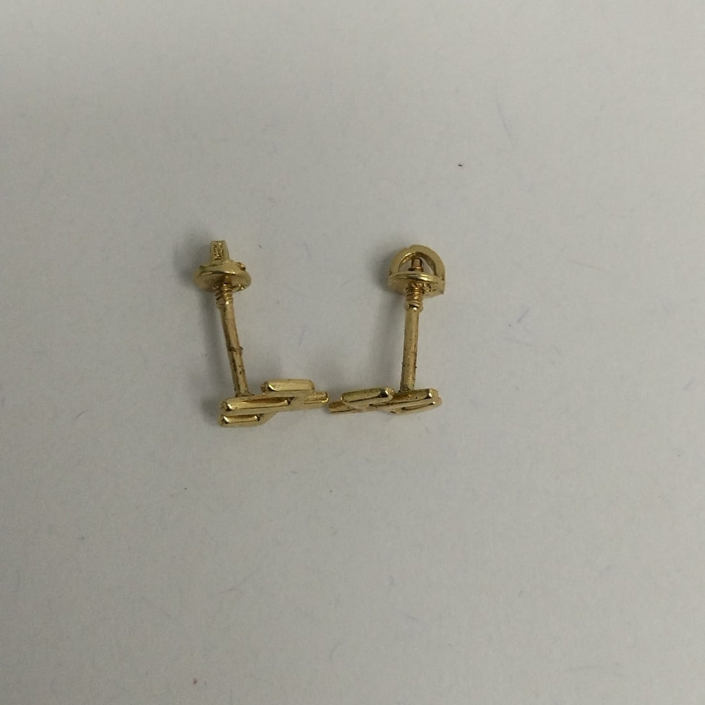 BROQUELES ORO 14K 1 (NUEVO)