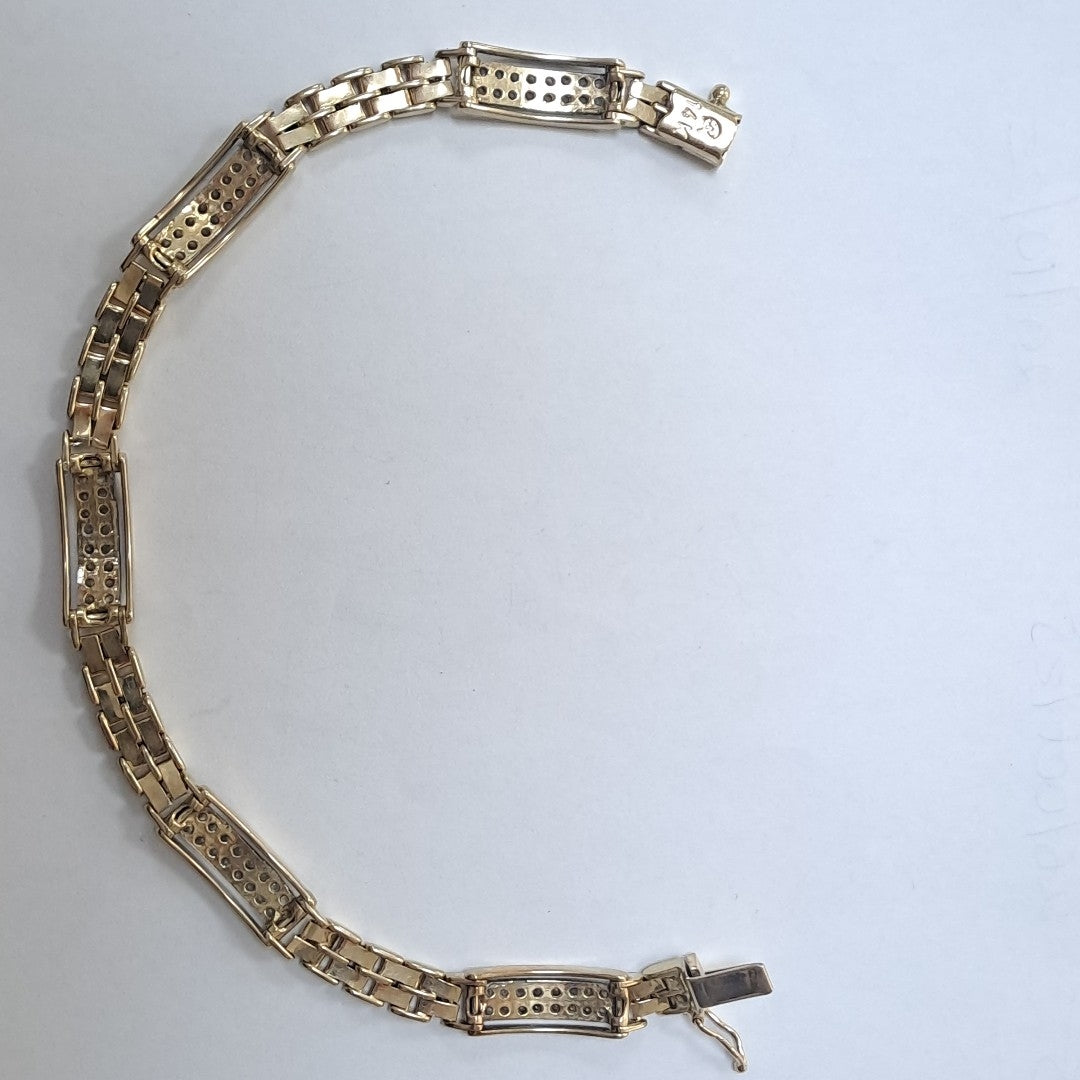 PULSERA. ORO. 14 K 17.4 GRMS (SEMINUEVO)