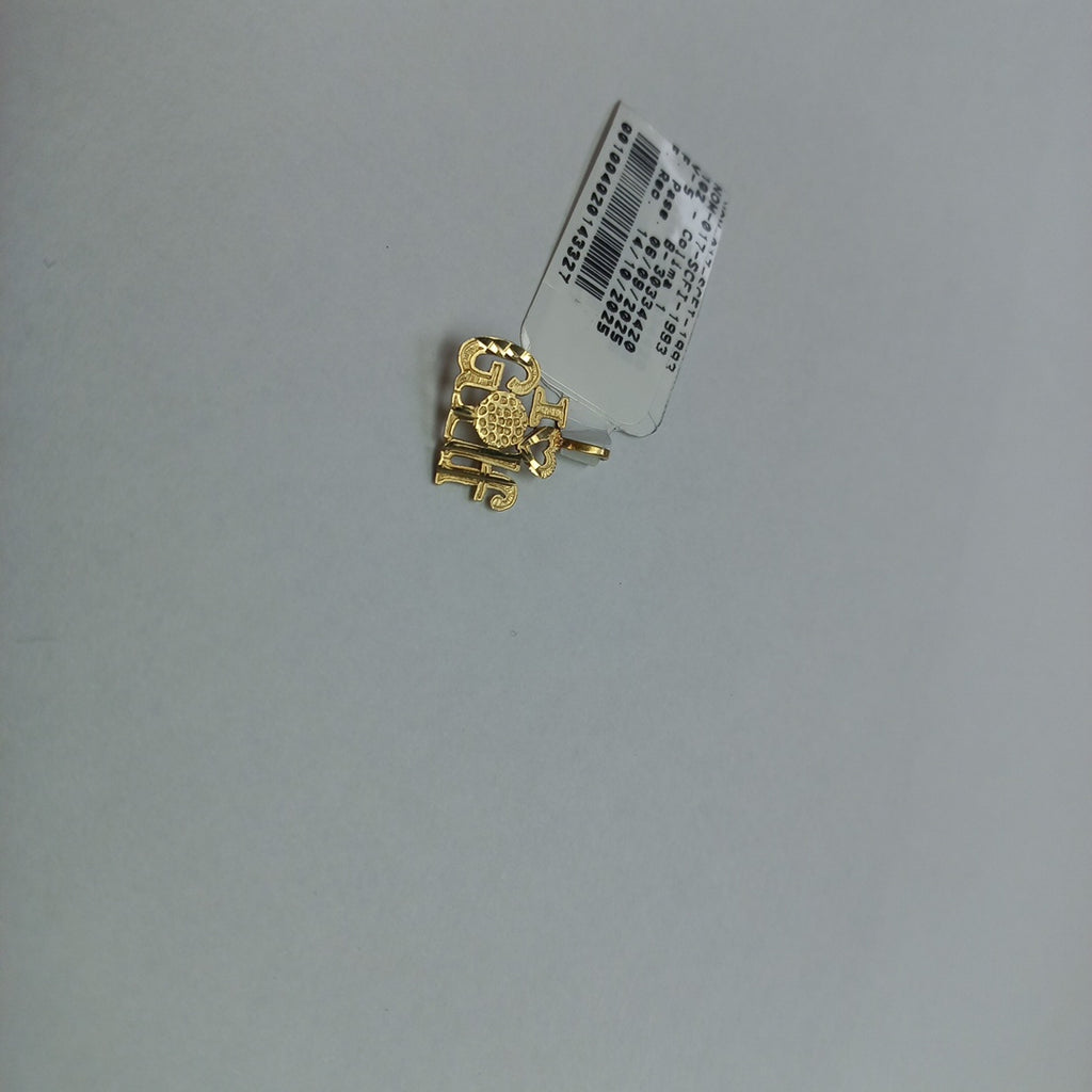 DIJE. ORO. 14 K 0.6 GRMS (SEMINUEVO)