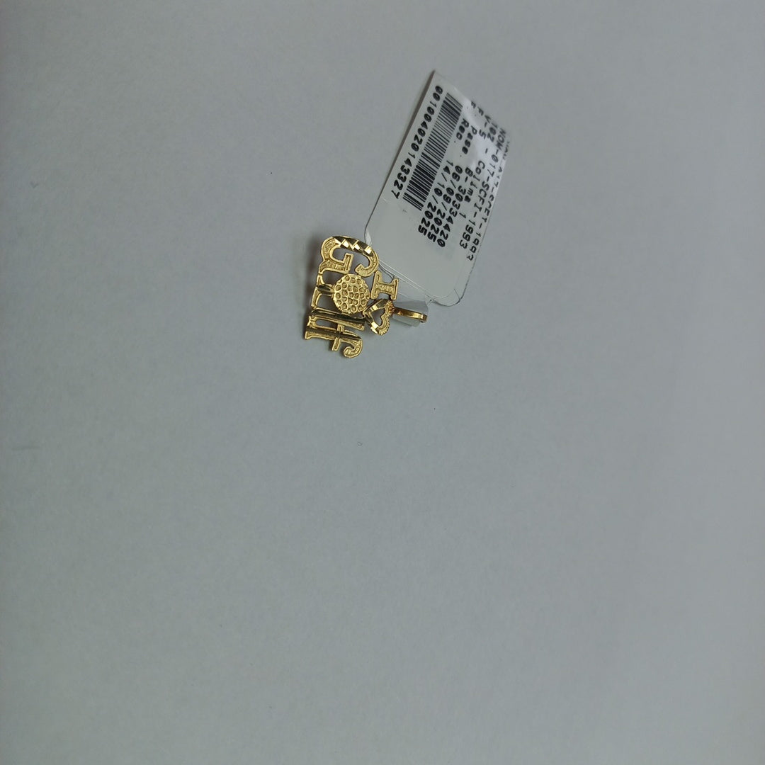 DIJE. ORO. 14 K 0.6 GRMS (SEMINUEVO)