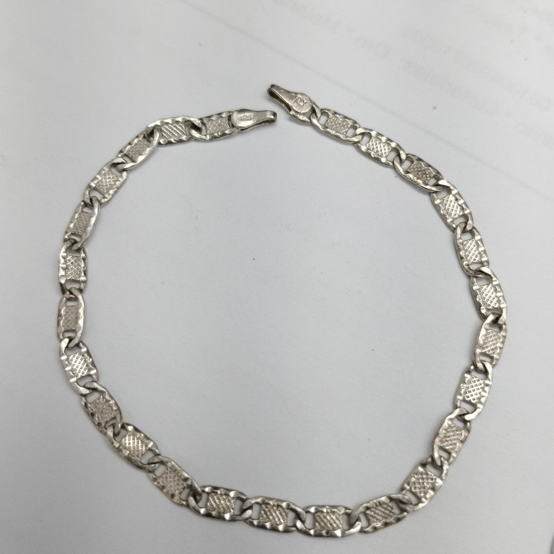 CADENA, PULSERA. PLATA. 11.3 GRMS (SEMINUEVO)