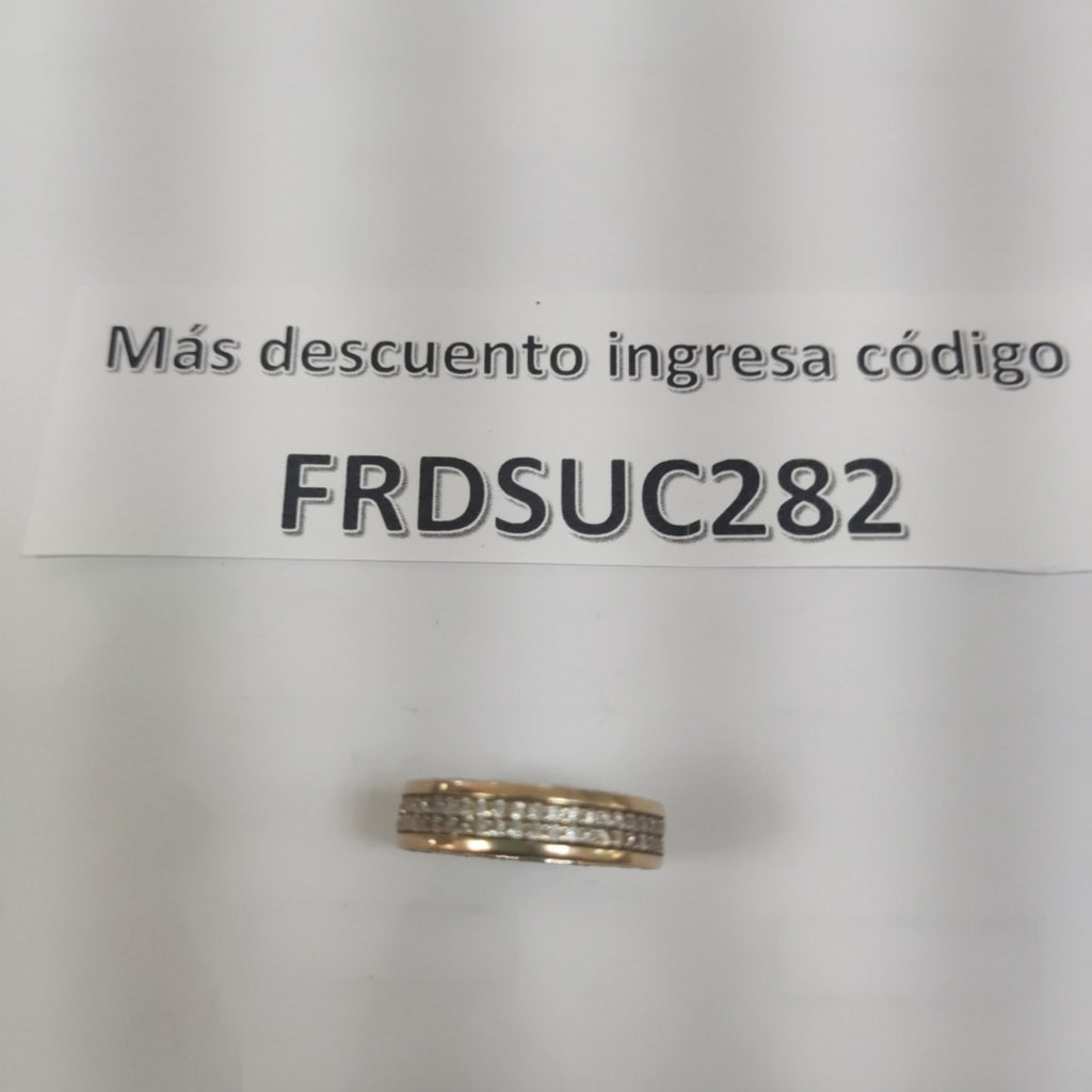 ANILLO. ORO. 10 K 3.5 GRMS (SEMINUEVO)