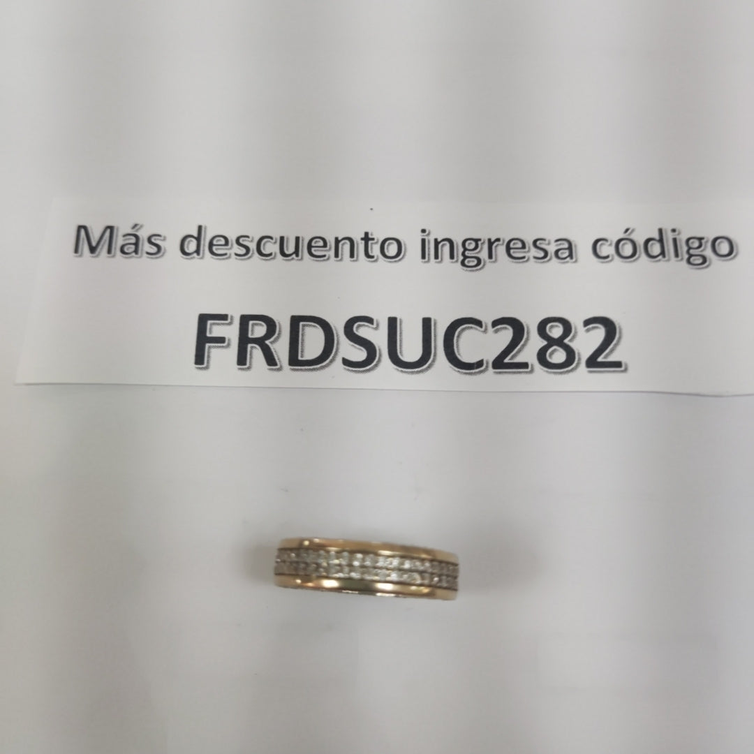 ANILLO. ORO. 10 K 3.5 GRMS (SEMINUEVO)