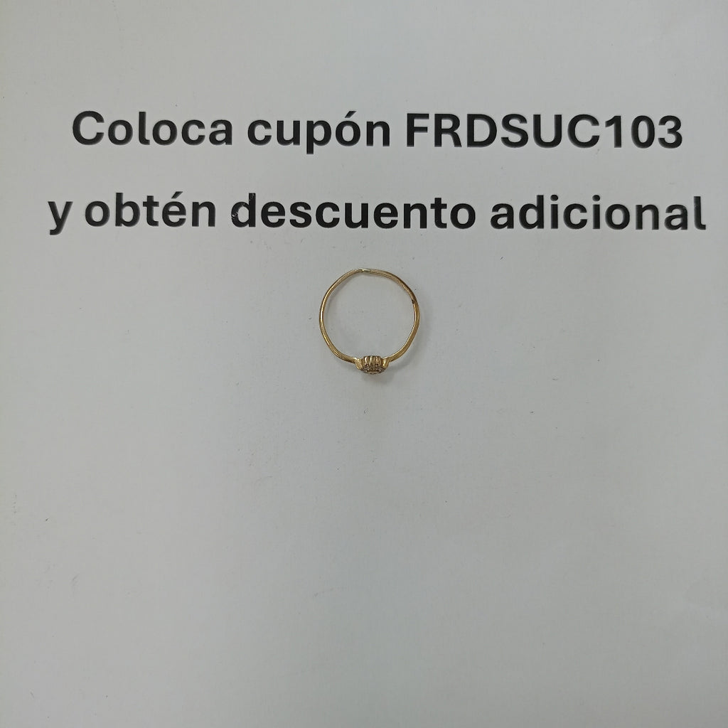 ANILLITO. ORO. 10 K 0.7 GRMS (SEMINUEVO)