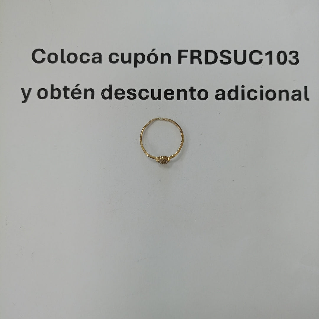 ANILLITO. ORO. 10 K 0.7 GRMS (SEMINUEVO)