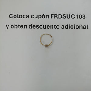 ANILLITO. ORO. 10 K 0.7 GRMS (SEMINUEVO)