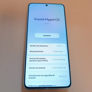 CELULAR XIAOMI POCO F6 24069PC21G 256 GB 8 GB RAM (SEMINUEVO)