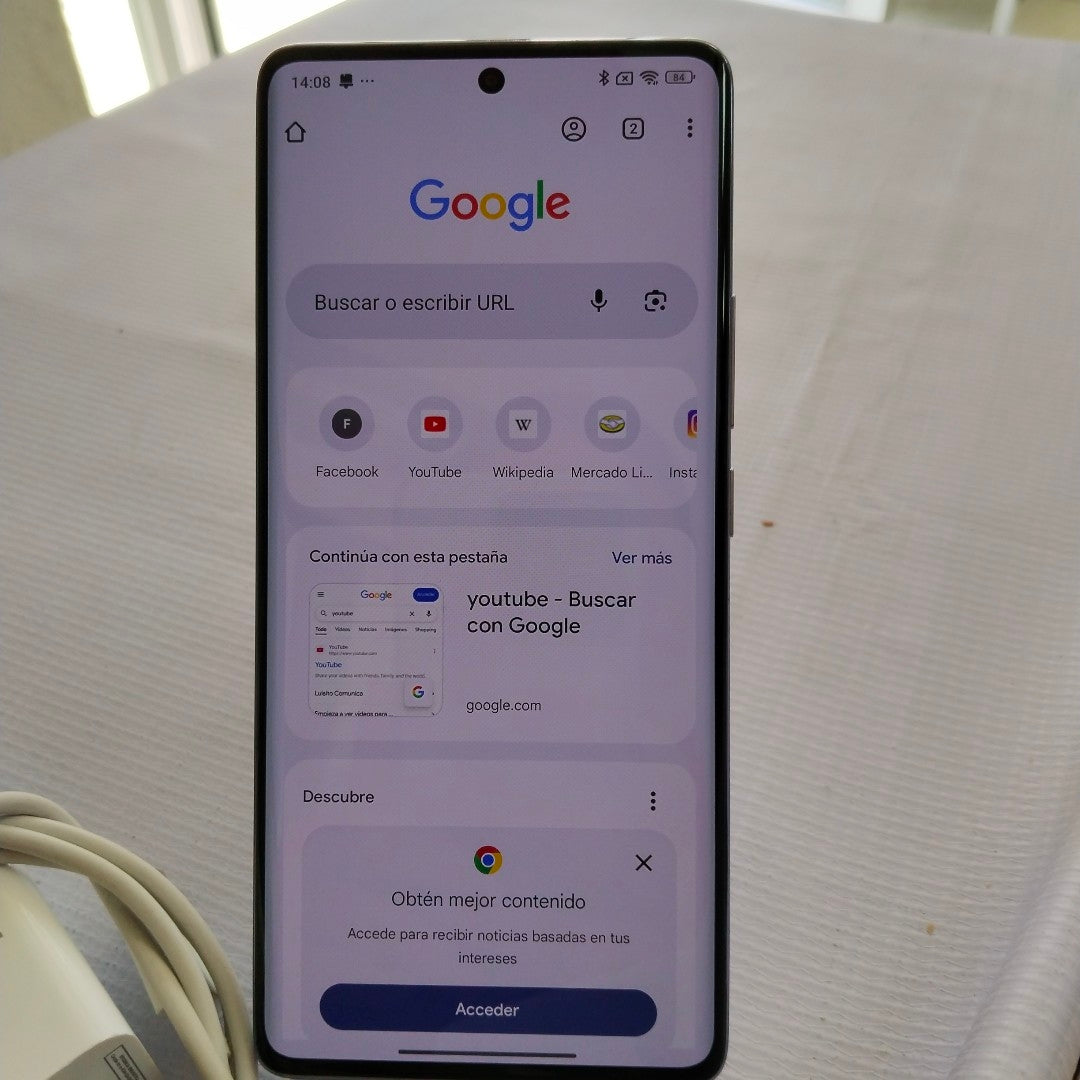 CELULAR XIAOMI REDMI NOTE 14 PRO 24116RACCG (2024) 256 GB 8 GB RAM (SEMINUEVO)