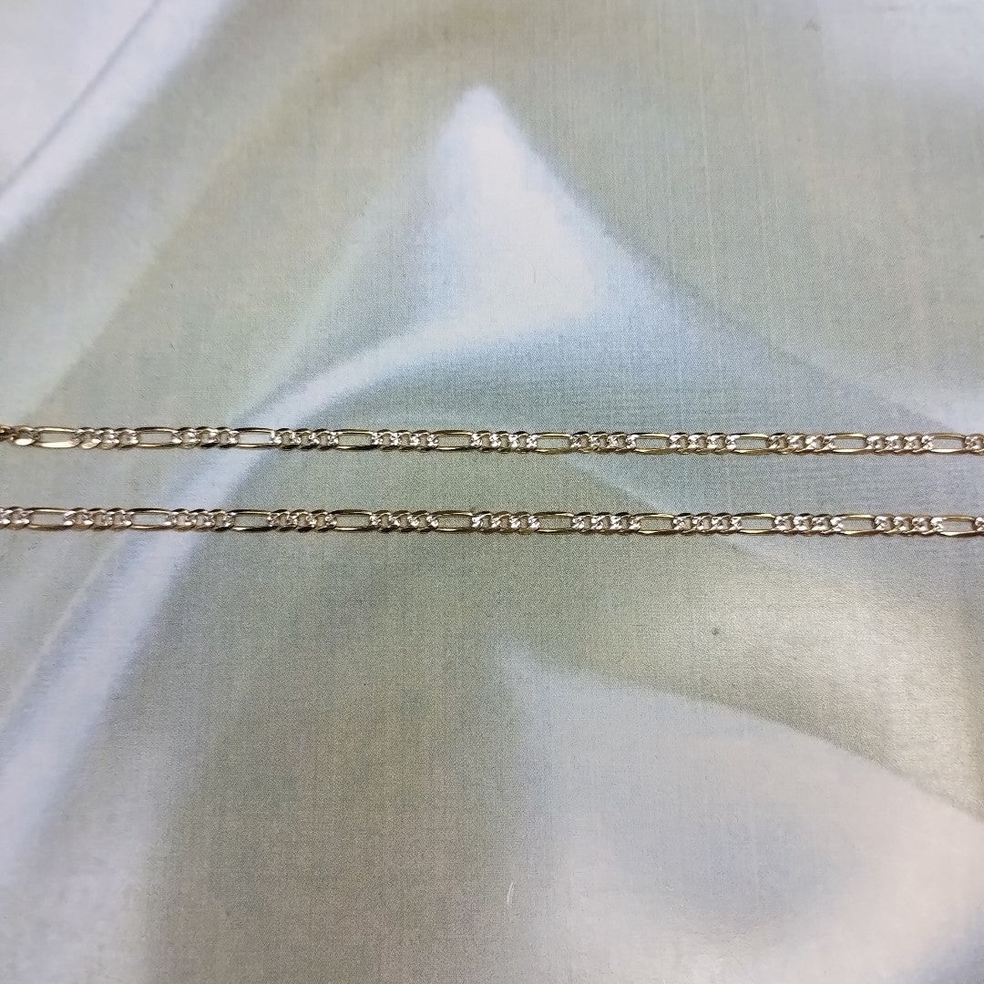 CADENAS CARTIER 3 1 DIAMANTADA ORO 14K 5.1 (NUEVO)