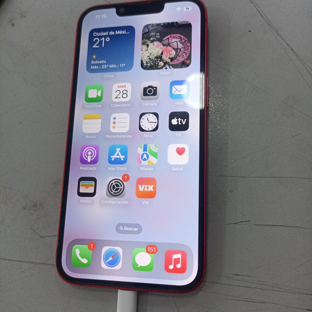 CELULAR APPLE IPHONE 14 A2881 128 GB 6 GB RAM (SEMINUEVO)