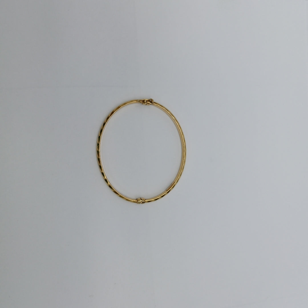 PULSERA RIGIDA. ORO. 14 K 6 GRMS (SEMINUEVO)