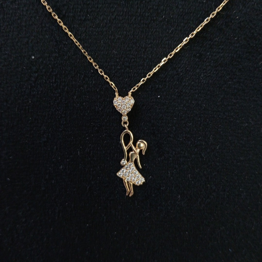 GARGANTILLA. ORO. 14 K 2.2 GRMS (SEMINUEVO)