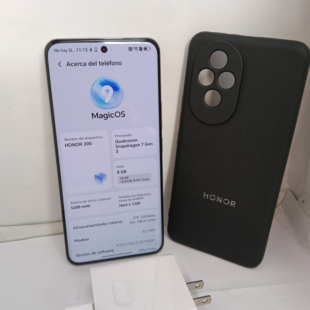 CELULAR HONOR 200 5G ELI-NX9 (2024) 256 GB 8 GB RAM (SEMINUEVO)