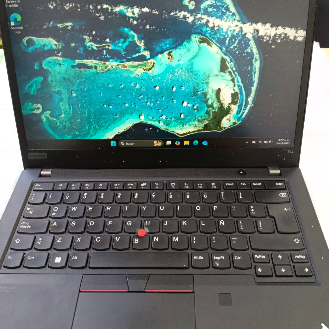 LAPTOP LENOVO THINKPAD T14 GEN 2 (2022) 512 GB SSD 16 GB RAM (SEMINUEVO)