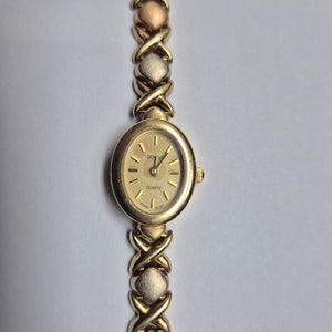 RELOJ CAJA Y PULSO ORO. ORO. 14 K 19.1 GRMS (SEMINUEVO)