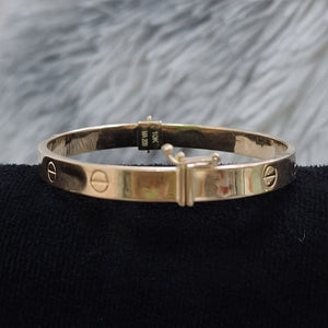 PULSERA RIGIDA ORO 10 K 5,50 GRMS (SEMINUEVO)