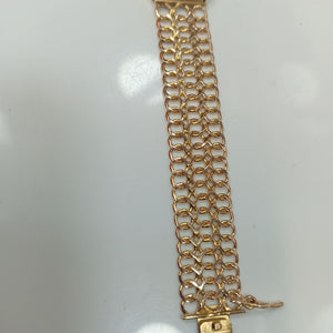 RELOJ CAJA ACERO PULSO ORO. ORO. 8 K 24.7 GRMS (SEMINUEVO)