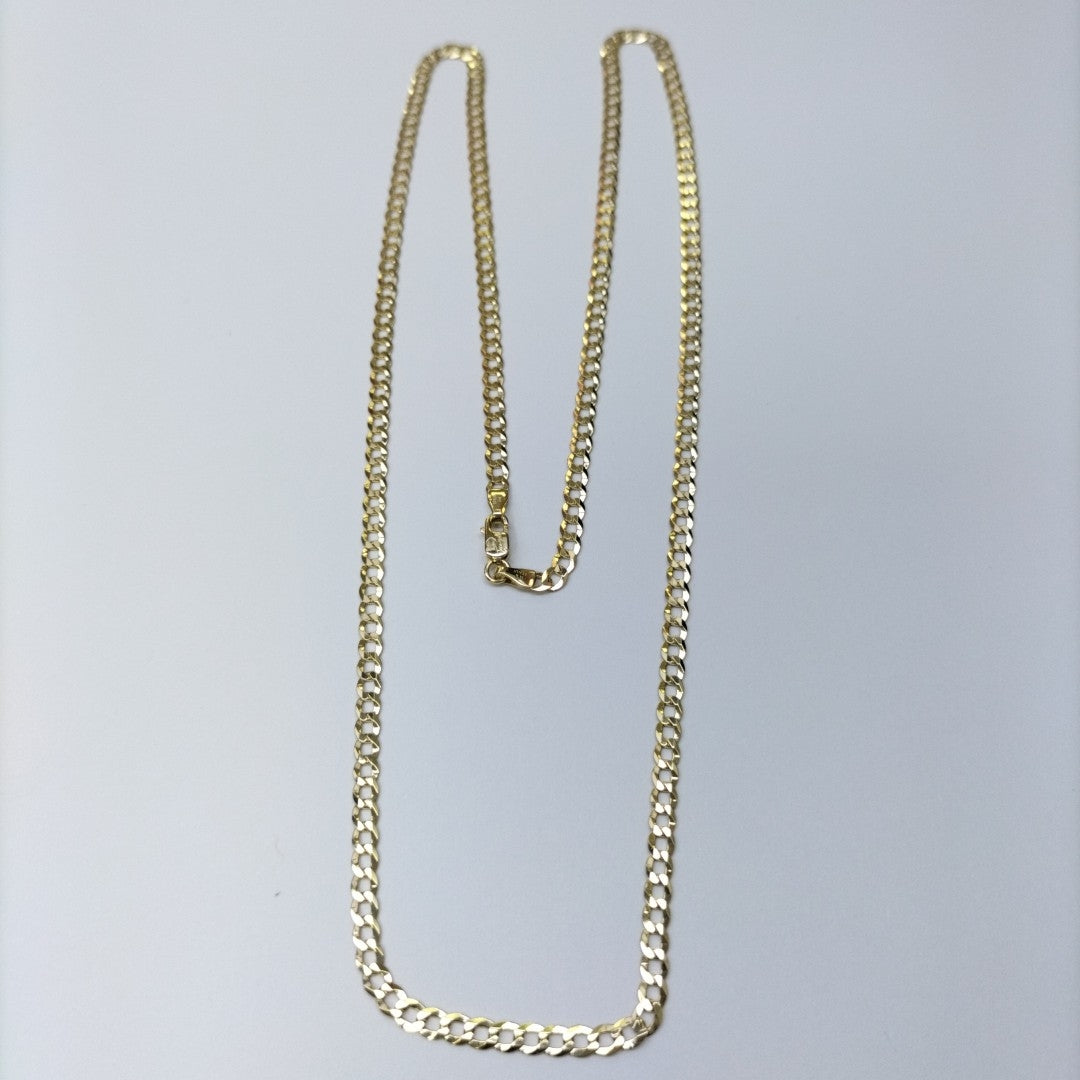 CADENAS BARBADA AMARILLA ORO 14K 7.1 (NUEVO)