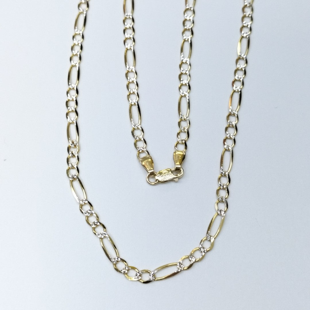 CADENAS CARTIER 3 1 DIAMANTADA ORO 14K 7.2 (NUEVO)