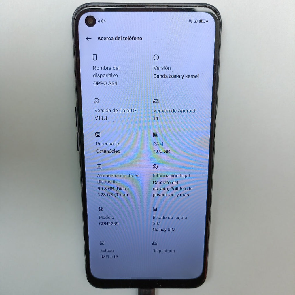 CELULAR OTRAS MARCAS OTROS MODELOS 128 GB 4 GB RAM (SEMINUEVO)