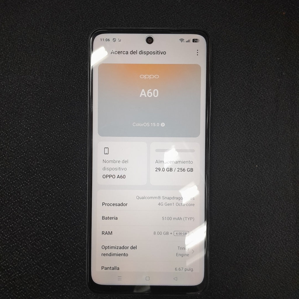 CELULAR OPPO  A60 CPH3669 256 GB 8 GB RAM (SEMINUEVO)