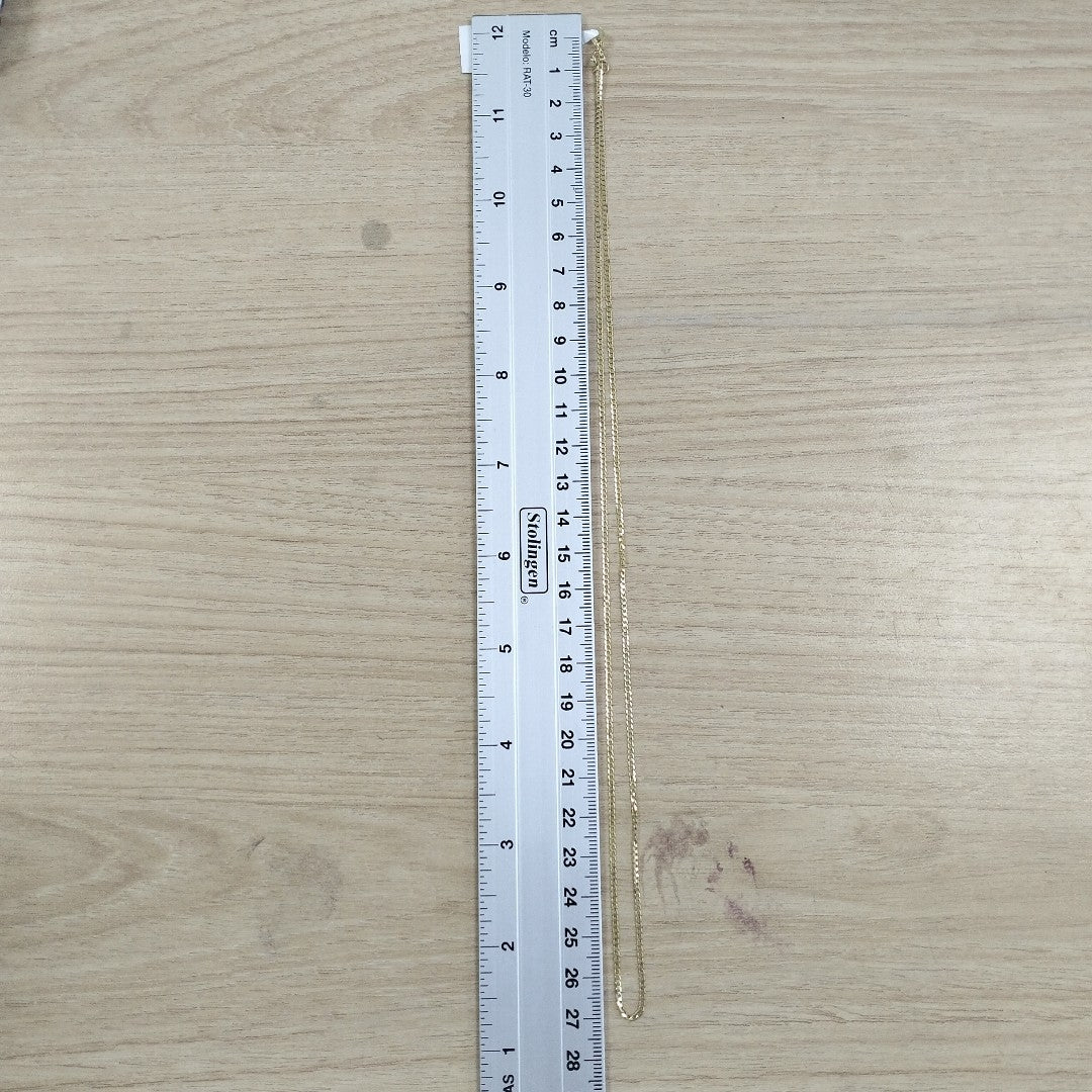 CADENAS BARBADA AMARILLA ORO 10K 1.7 (NUEVO)