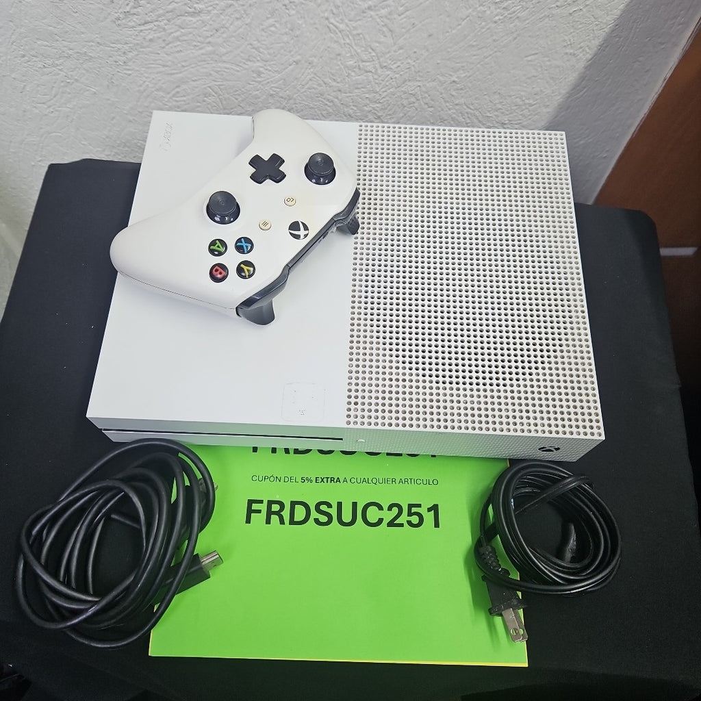 CONSOLA DE VIDEOJUEGO MICROSOFT XBOX ONE S 500 GB  (SEMINUEVO)