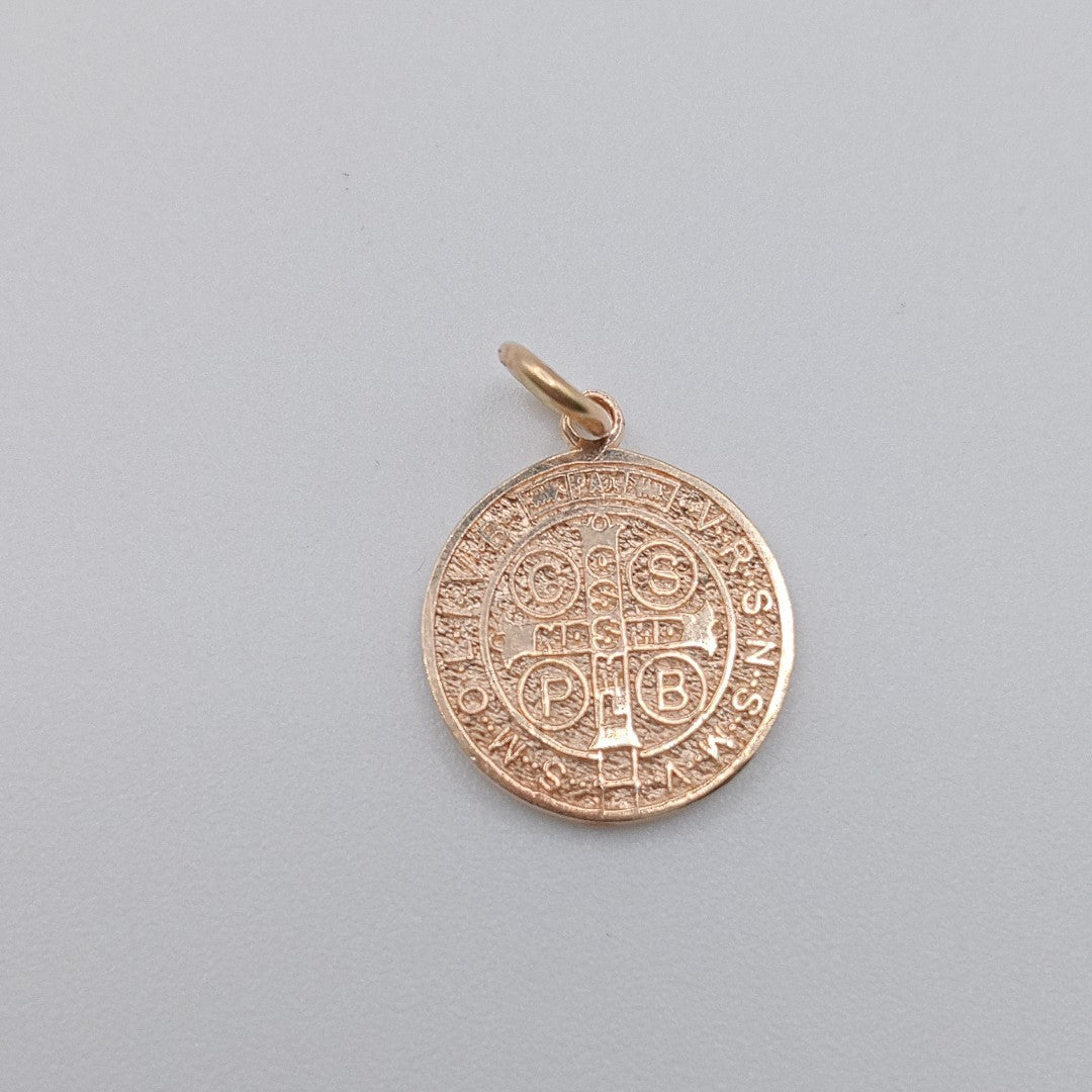 DIJE, MEDALLA RELIGIOSA. ORO. 14 K 2.1 GRMS (SEMINUEVO)