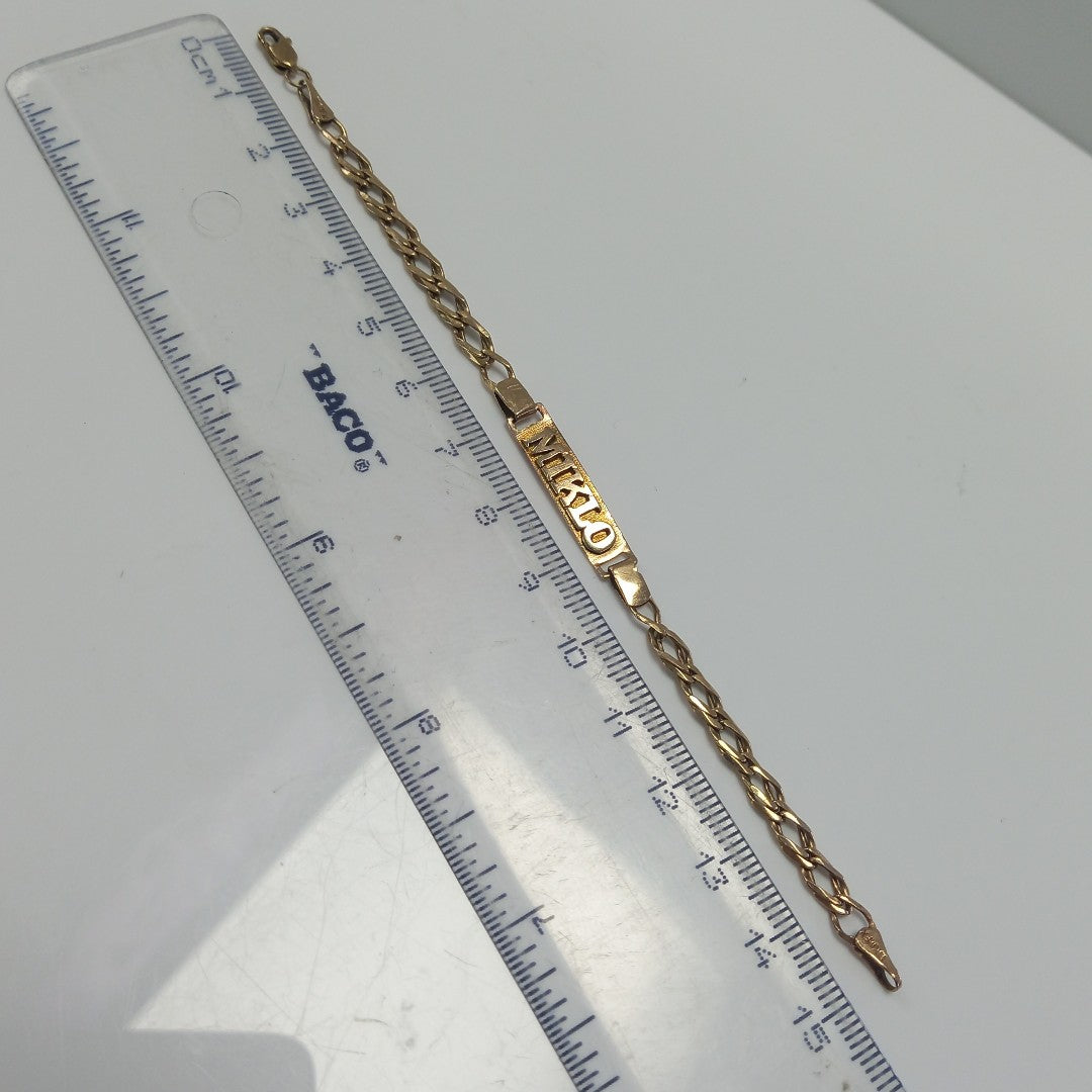 ESCLAVA. ORO. 10 K 3.9 GRMS (SEMINUEVO)