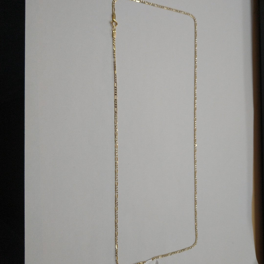 CADENAS CARTIER 3 1 DIAMANTADA ORO 14K 3.3 (NUEVO)