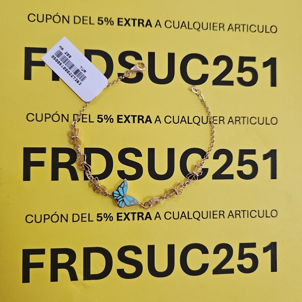 PULSERAS DAMA ORO 14K 4.4 (NUEVO)