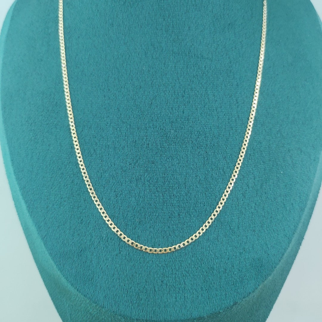 CADENAS BARBADA AMARILLA ORO 10K 2.5 (NUEVO)