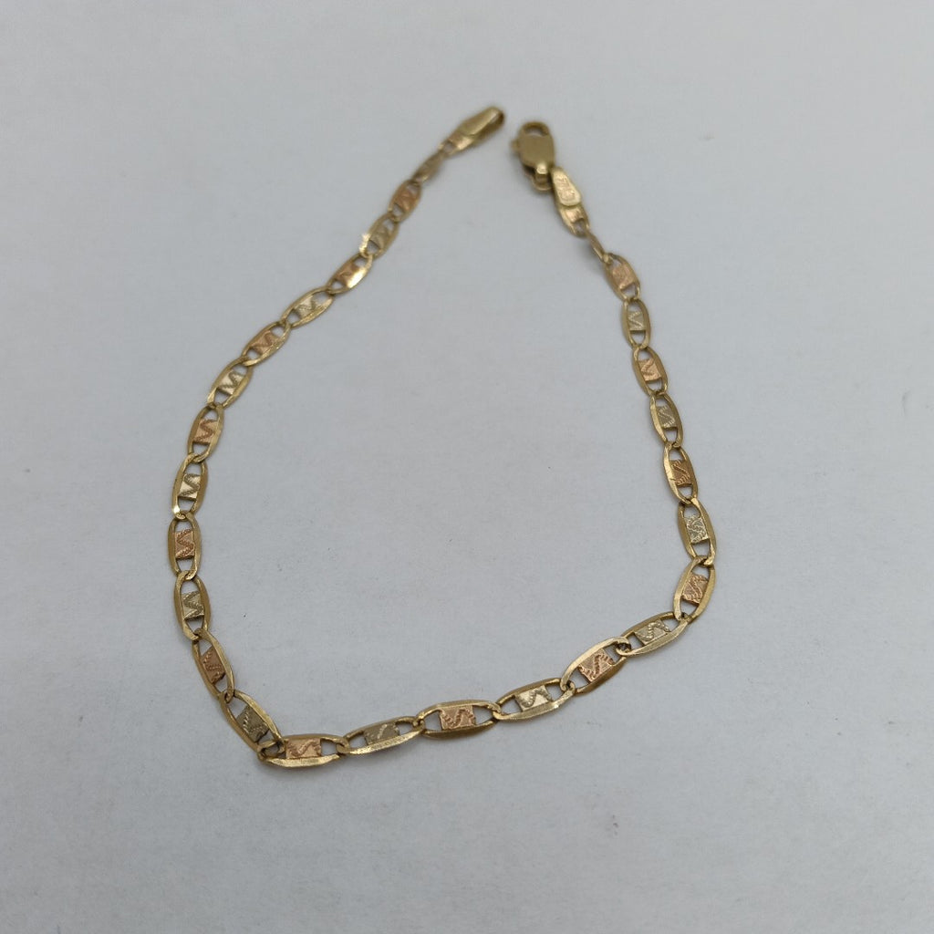 PULSERA. ORO, ORO COMBINADO. 10 K 2.3 GRMS (SEMINUEVO)
